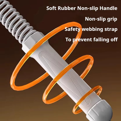 2Pcs Cordless Battle Rope Multifunctional Power Training System Arm Strength Home Gym Equipment for Full Body Workout Unisex